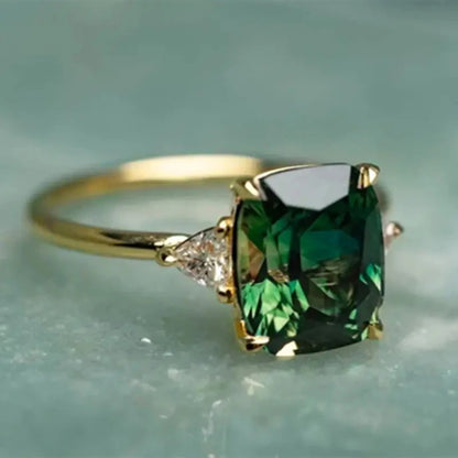 Huitan Bright Zirconia Ring for Women