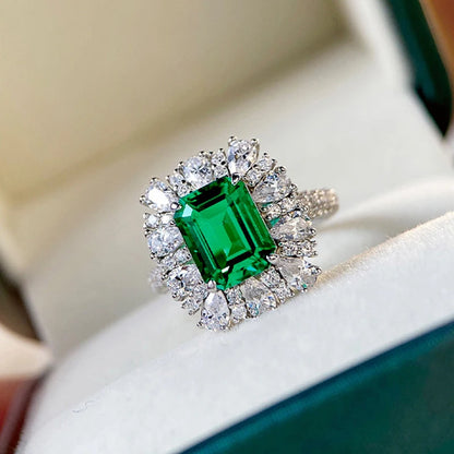 Newly Designed Green Cubic Zirconia Women's Rings by edenista