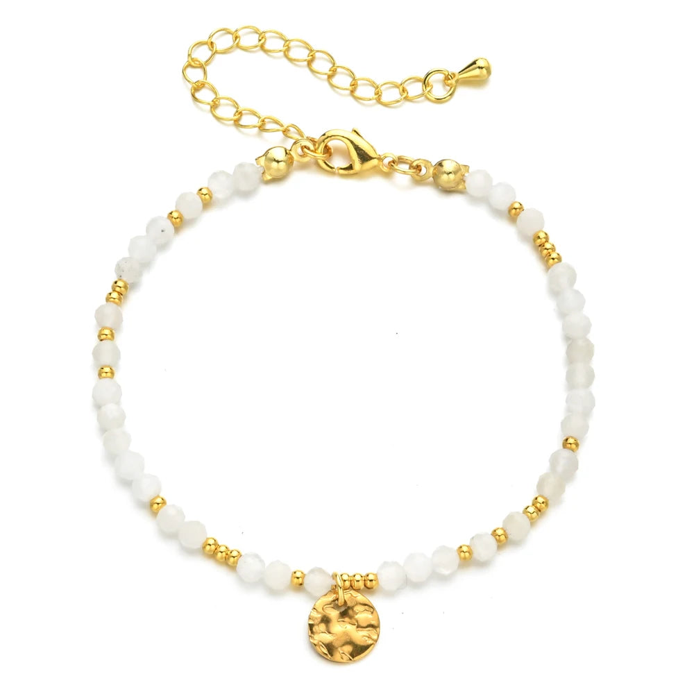 Natural Stone Turquoise Beads Bracelet for Women