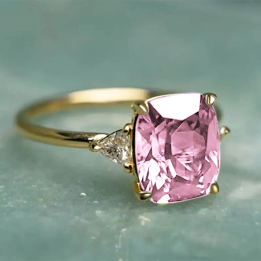 Huitan Bright Zirconia Ring for Women