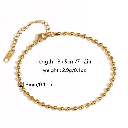 Chunky Gold Plated Stainless Steel Link Chain Bracelet