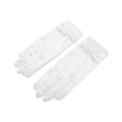 Mesh Lace Bridal Gloves Short Wrist Length