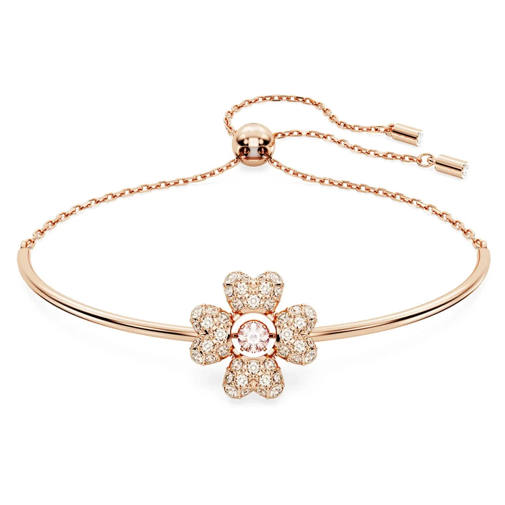 Flower Crystal Charm Bracelet for Women – Luxury Gift