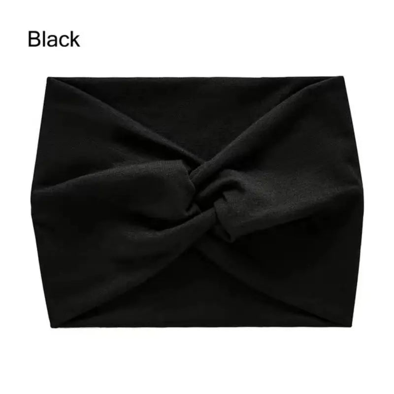 Wide Elastic Sports Headband – Yoga, Pilates & Fitness Sweatband for Women