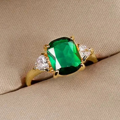 Huitan Bright Zirconia Ring for Women