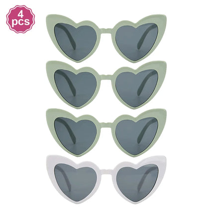 Bride to Be Sash Veil & Heart Sunglasses Set