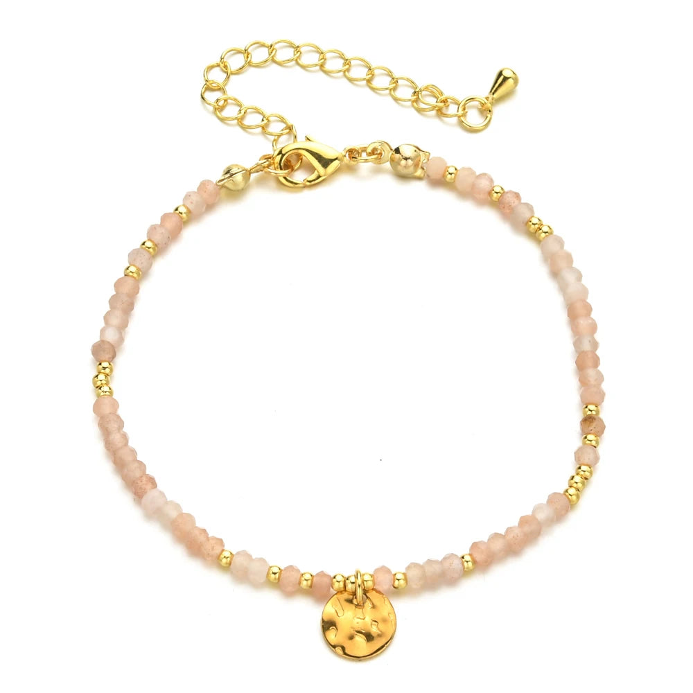 Natural Stone Turquoise Beads Bracelet for Women