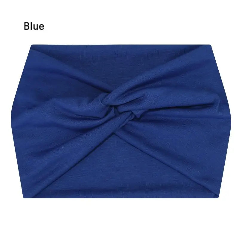 Wide Elastic Sports Headband – Yoga, Pilates & Fitness Sweatband for Women