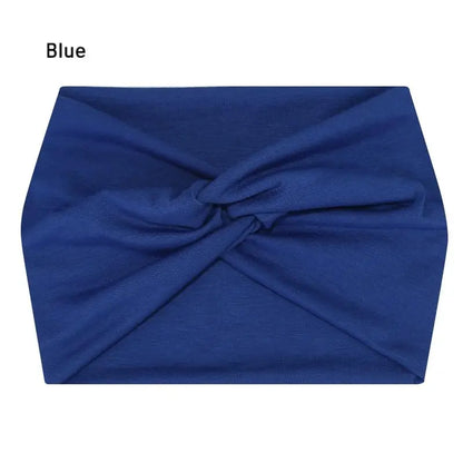 Wide Elastic Sports Headband – Yoga, Pilates & Fitness Sweatband for Women
