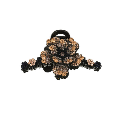 Flower Rhinestone Hair Claw Clips – Fashion Hairgrip Barrettes for Women & Girls