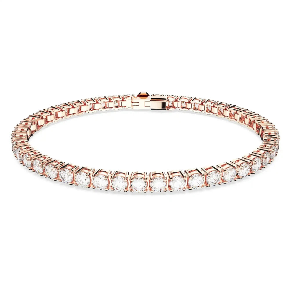Flower Crystal Charm Bracelet for Women – Luxury Gift