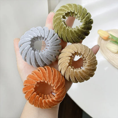 Acrylic Bun Hair Claw Clip – Bird Nest Expanding Style
