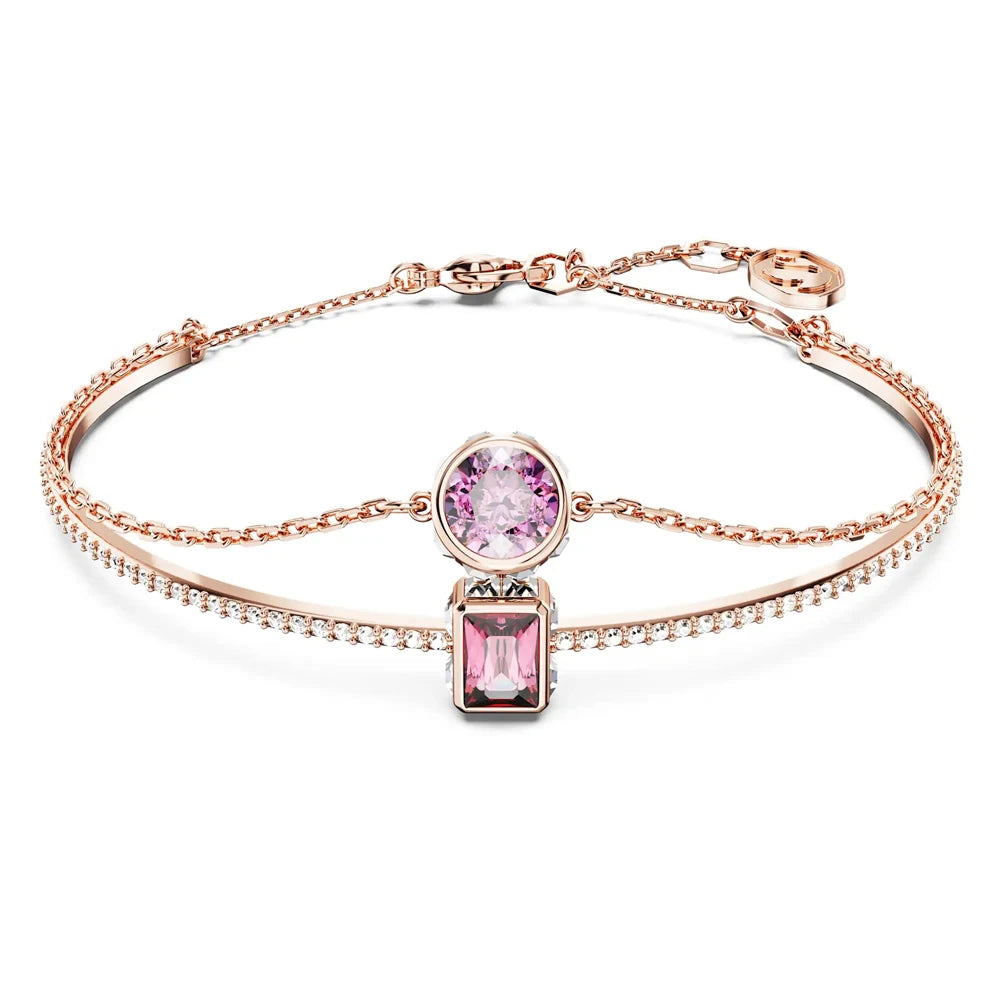 Flower Crystal Charm Bracelet for Women – Luxury Gift