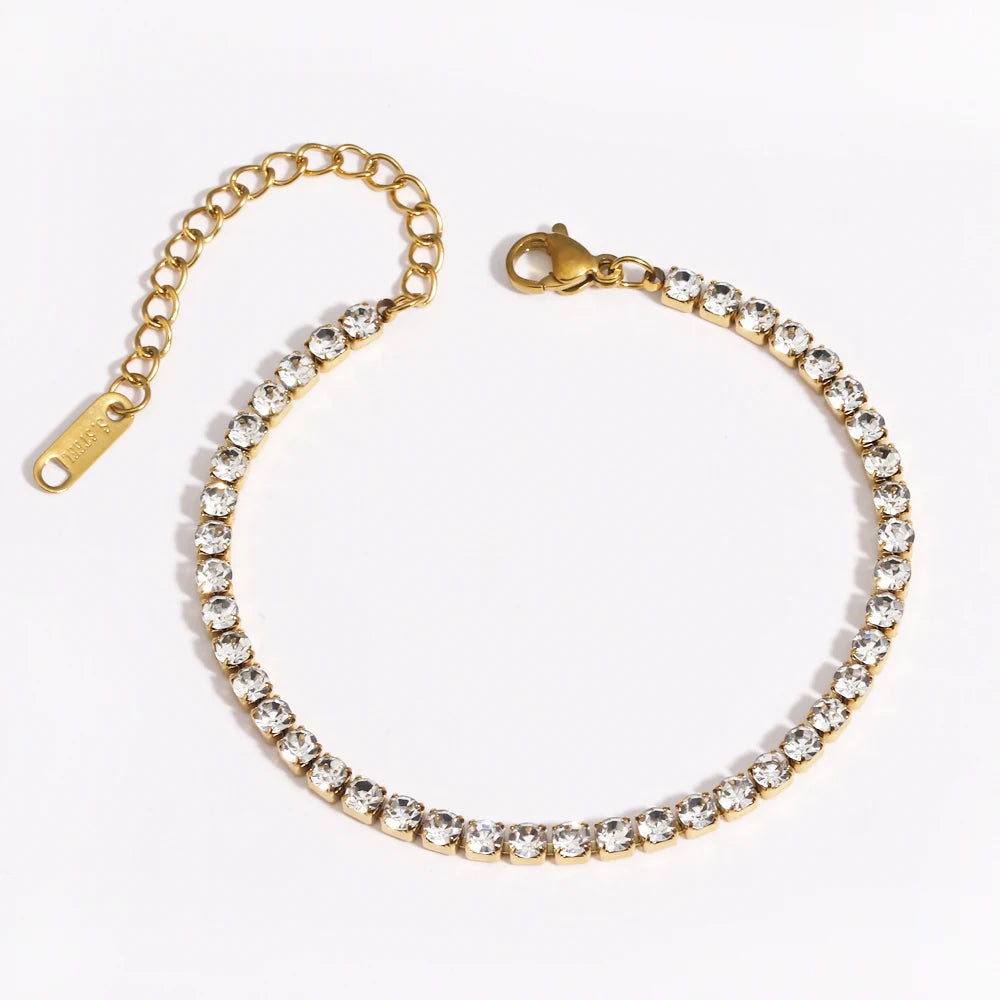 Chunky Gold Plated Stainless Steel Link Chain Bracelet