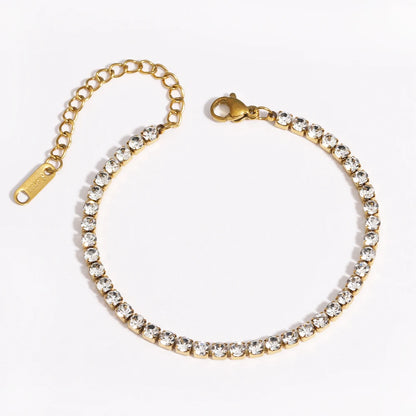 Chunky Gold Plated Stainless Steel Link Chain Bracelet