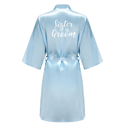 Bridal Party Satin Robe Dressing Gown