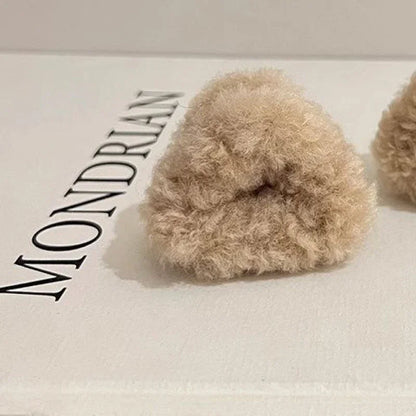 2-Piece Plush Cat Ear Hair Clips – Cute Duck Beak Hairpins for Women & Girls