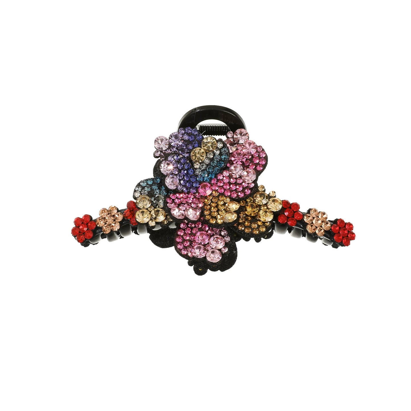 Flower Rhinestone Hair Claw Clips – Fashion Hairgrip Barrettes for Women & Girls