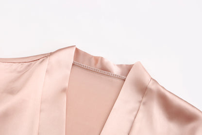 Team Bride Satin Kimono Robe Bridesmaid