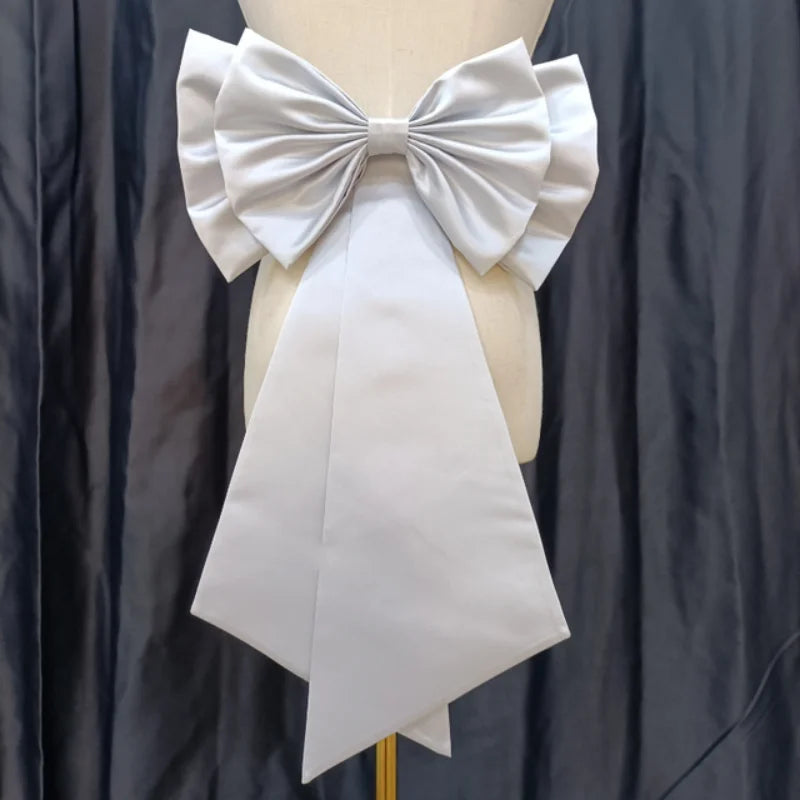 Removable Bridal Satin Bow Sash