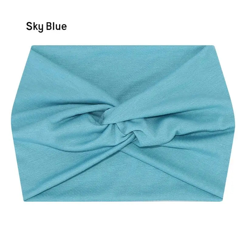 Wide Elastic Sports Headband – Yoga, Pilates & Fitness Sweatband for Women