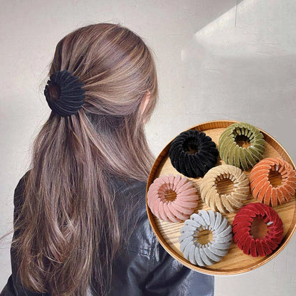 Acrylic Bun Hair Claw Clip – Bird Nest Expanding Style