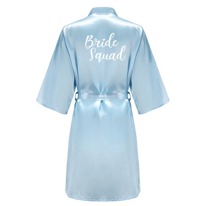 Bridal Party Satin Robe Dressing Gown