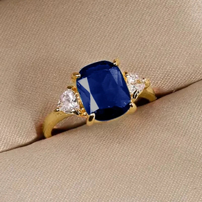 Huitan Bright Zirconia Ring for Women