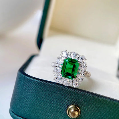 Newly Designed Green Cubic Zirconia Women's Rings by edenista