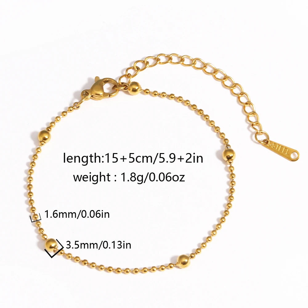 Chunky Gold Plated Stainless Steel Link Chain Bracelet