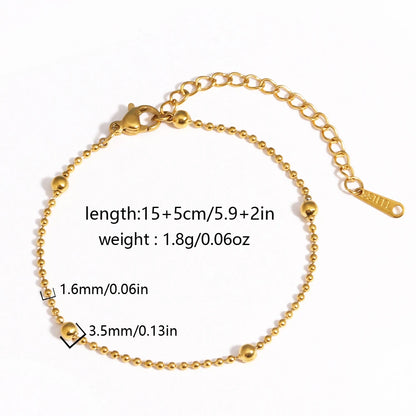 Chunky Gold Plated Stainless Steel Link Chain Bracelet