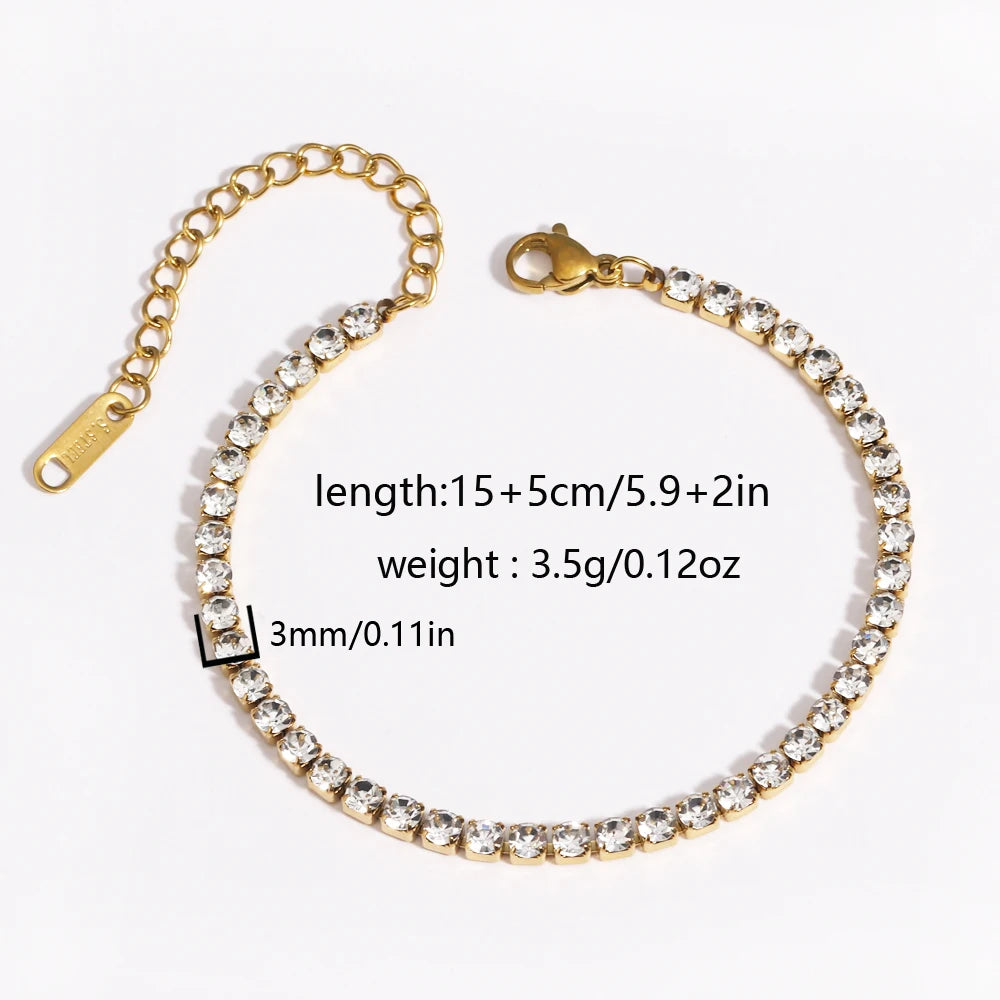 Chunky Gold Plated Stainless Steel Link Chain Bracelet