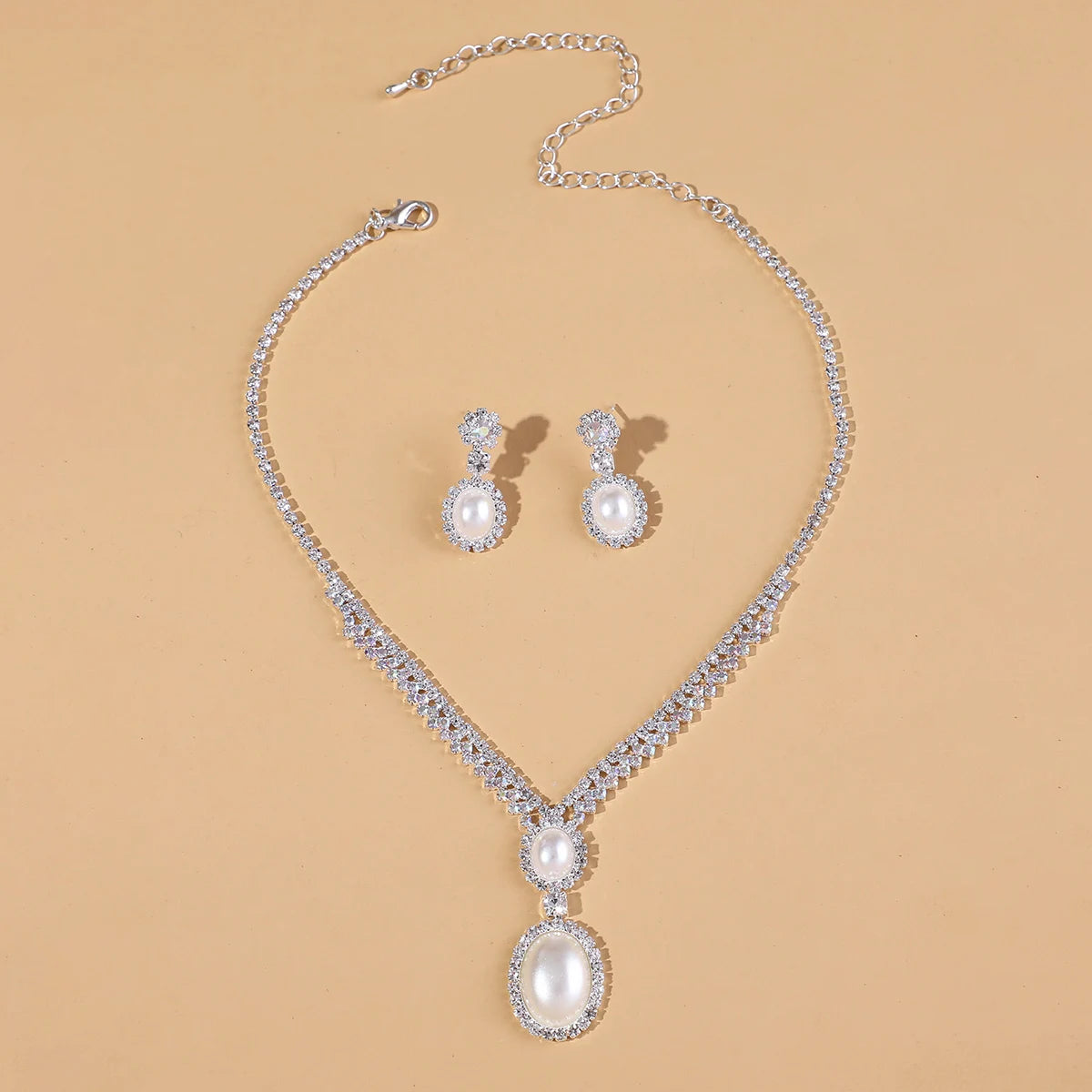 Jewelry wholesale fashion new necklace earrings bracelet set by edenista