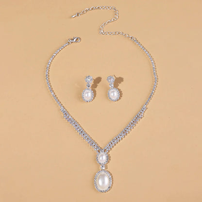 Jewelry wholesale fashion new necklace earrings bracelet set by edenista