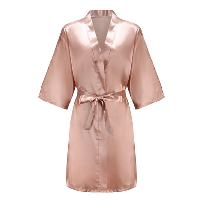 Team Bride Satin Kimono Robe Bridesmaid