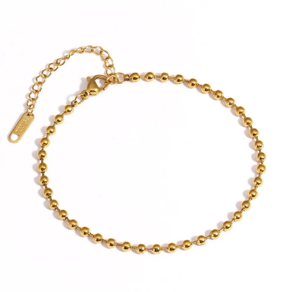 Chunky Gold Plated Stainless Steel Link Chain Bracelet