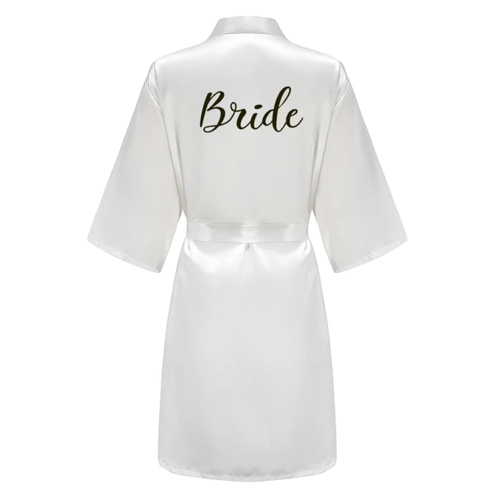 Bridal Party Satin Robe Dressing Gown