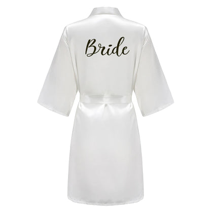 Bridal Party Satin Robe Dressing Gown
