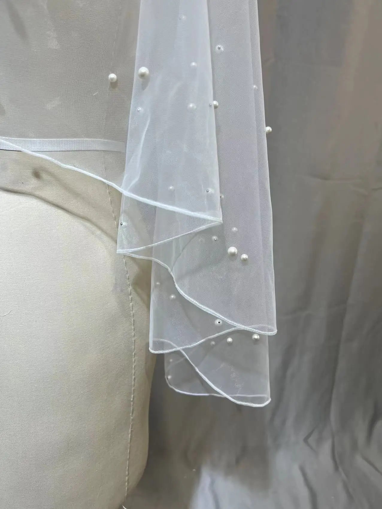 Bridal Pearl Cape Bolero Shawl