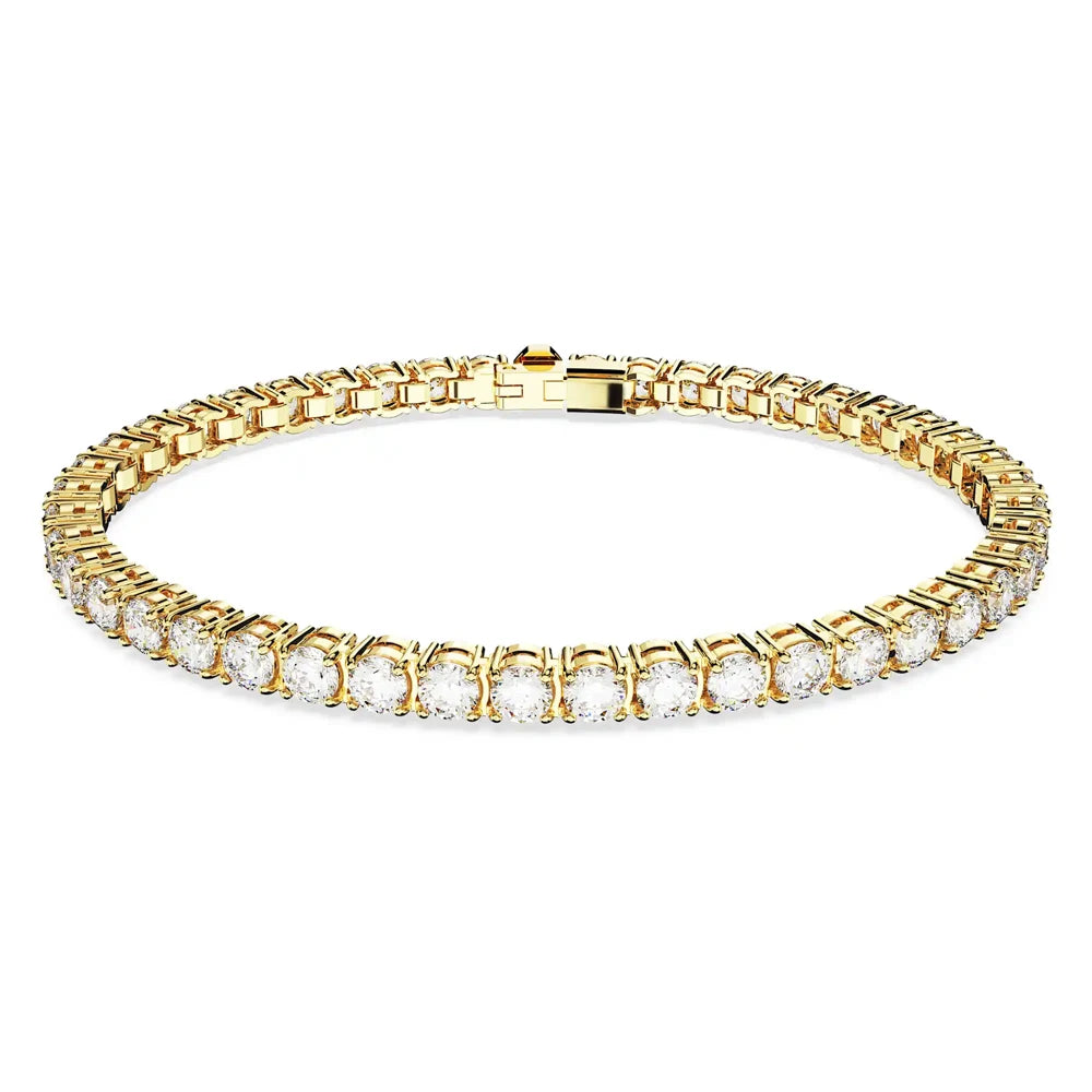 Flower Crystal Charm Bracelet for Women – Luxury Gift