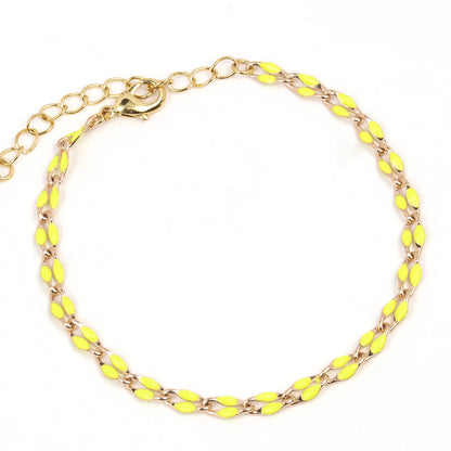 Fashion Stainless Steel Beaded Charm Bracelet – Blue & Red