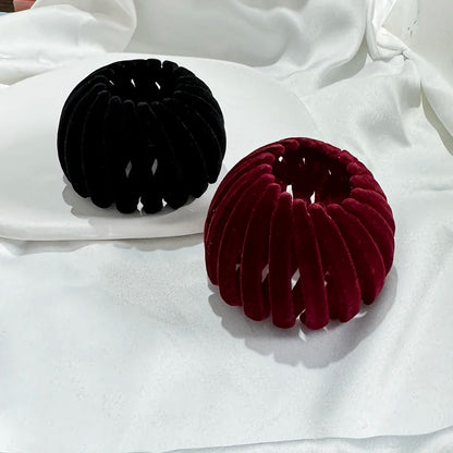 Acrylic Bun Hair Claw Clip – Bird Nest Expanding Style