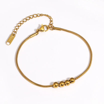 Chunky Gold Plated Stainless Steel Link Chain Bracelet