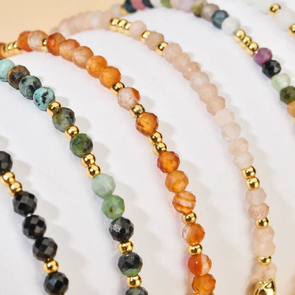 Natural Stone Turquoise Beads Bracelet for Women