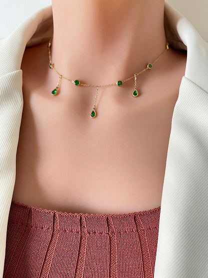 Beccarite Tassel Necklace For Women by edenista