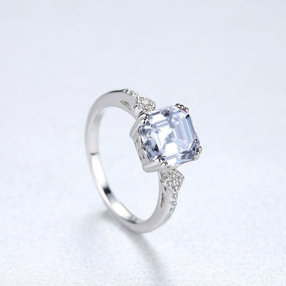 925 Silver Morgan Stone Gemstone Ring Jewelry by edenista