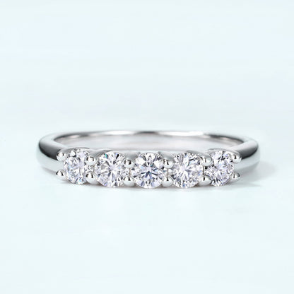 Moissanite Tanabata Valentine's Day Ring by edenista
