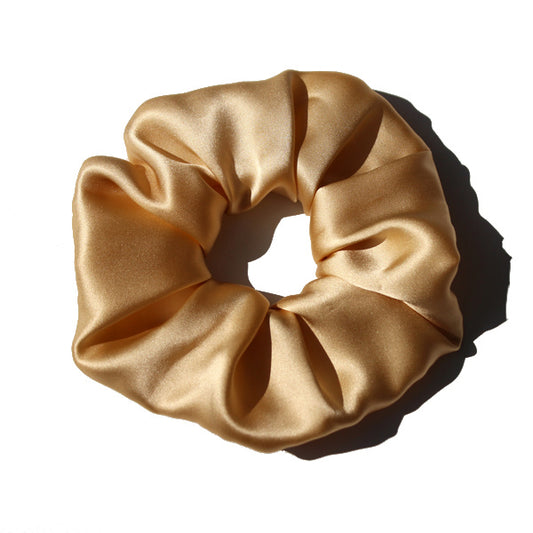 Silk Large Intestine Circle Head Flower Silk Hair Rope Satin by edenista