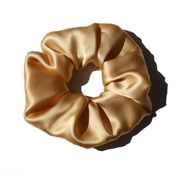 Silk Large Intestine Circle Head Flower Silk Hair Rope Satin by edenista