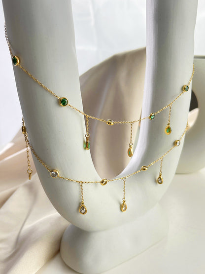 Beccarite Tassel Necklace For Women by edenista